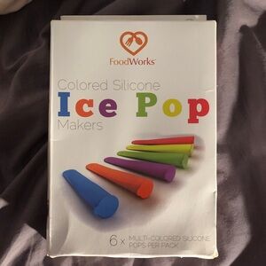 Multi-Colored Silicone Ice Pop Makers
